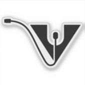 ネズミのV シール (正面)