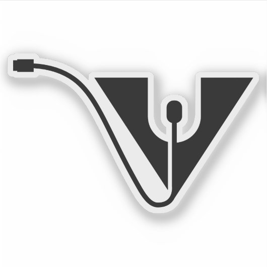 ネズミのV シール (正面)
