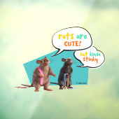 ネズミは可愛いが臭い ウィンドウサイン (シート3)