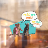 ネズミは可愛いが臭い ウィンドウサイン (シート2)