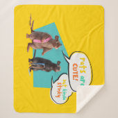 ネズミは可愛いが臭い シェルパブランケット (正面)