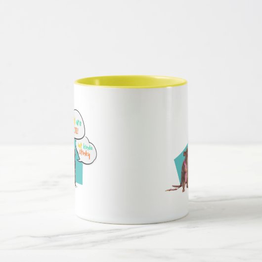 ネズミは可愛いが臭い マグカップ (中央)