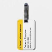 ネズミは可愛いが臭い ラゲッジタグ (裏面縦)