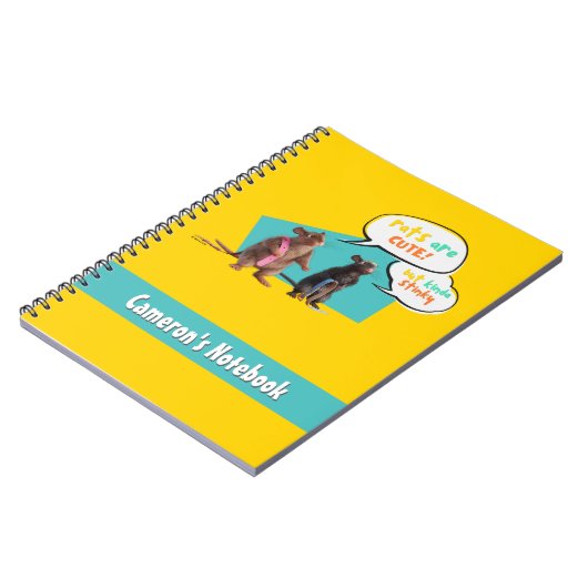 ネズミは可愛いけど、ちょっと臭い ノートブック (左側)