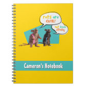 ネズミは可愛いけど、ちょっと臭い ノートブック (正面)