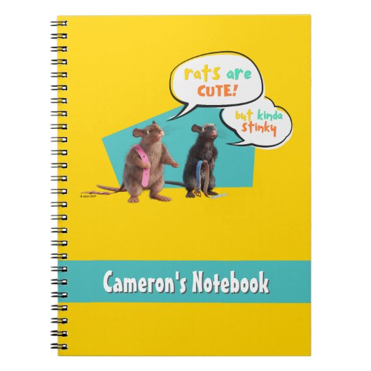 ネズミは可愛いけど、ちょっと臭い ノートブック (正面)