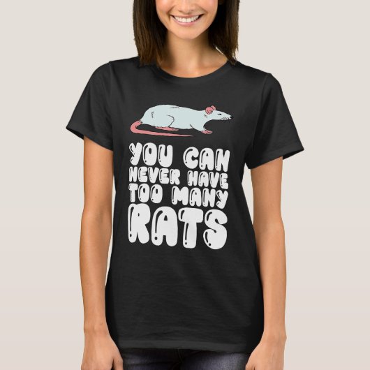 ネズミは多ければ多いほど良い Tシャツ (正面)
