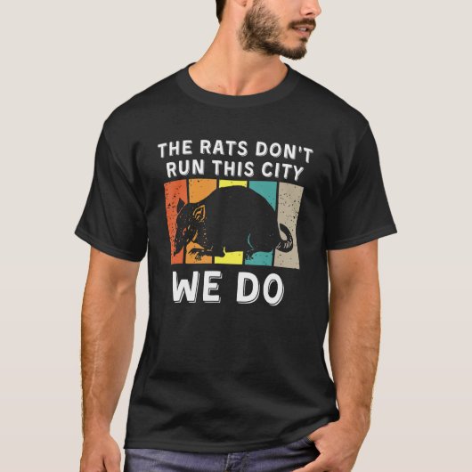 ネズミは走この町じゃない。 Tシャツ (正面)
