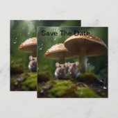 ネズミは雨から身を守って セーブザデート (正面/裏面)