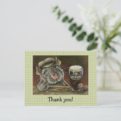 ネズミを追い払う ポストカード (スタンド正面)