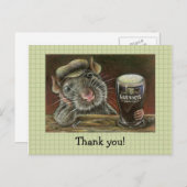 ネズミを追い払う ポストカード (正面/裏面)