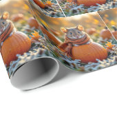 ネズミオンオータムカボチャ ラッピングペーパー (ロールコーナー)