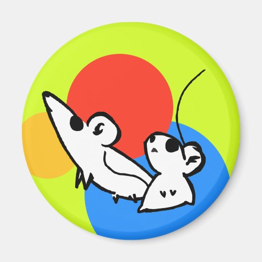 ネズミスポット – マグネット (正面)