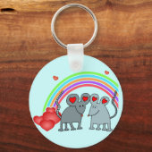 ネズミズインラブヴァレンティネス キーホルダー (正面)