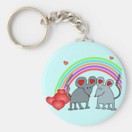 ネズミズインラブヴァレンティネス キーホルダー