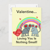 ネズミズインラブヴァレンティネス シーズンポストカード (正面/裏面)