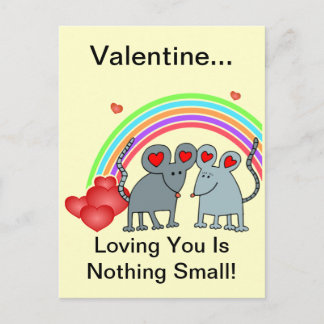 ネズミズインラブヴァレンティネス シーズンポストカード