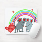 ネズミズインラブヴァレンティネス マウスパッド (マウス)