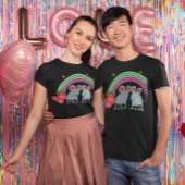 ネズミズインラブヴァレンティーンズダークユニセックス Tシャツ