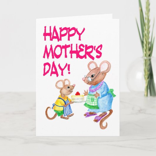 ネズミズ・マザーズ・デイ・カード カード (正面)