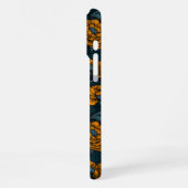 ネズミパーティーはオレンジと青 iPhoneケース (左側面)