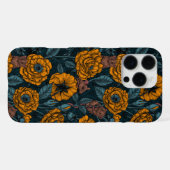 ネズミパーティーはオレンジと青 iPhoneケース (裏面横)