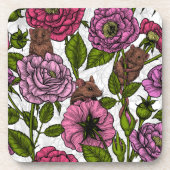 ネズミパーティー コースター (正面)