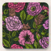 ネズミパーティー コースター (正面)