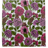 ネズミパーティー シャワーカーテン (正面)