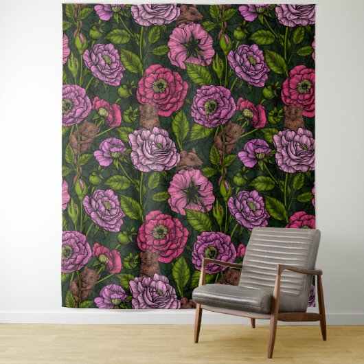 ネズミパーティー タペストリー (インサイチュ)