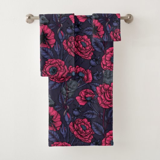 ネズミパーティー バスタオルセット (インサイチュ)