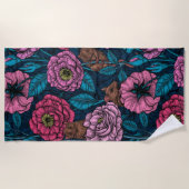 ネズミパーティー ビーチタオル (正面)