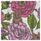 ネズミパーティー ファブリック (クローズアップ)