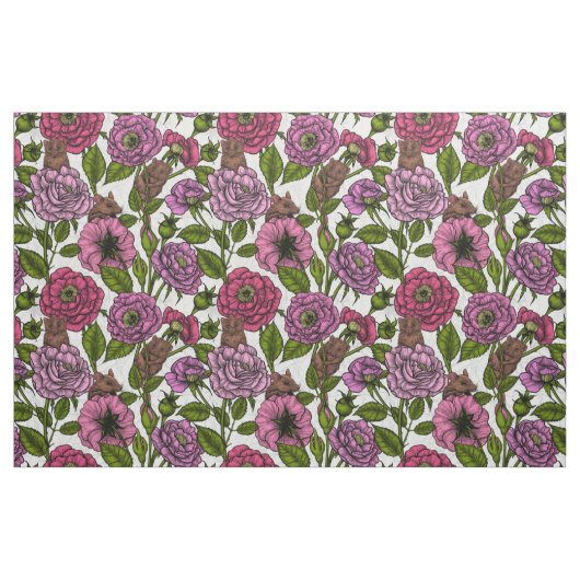 ネズミパーティー ファブリック (ファットクウォーター)