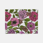 ネズミパーティー フリースブランケット (正面(横))