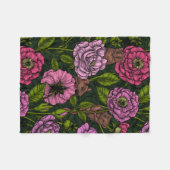 ネズミパーティー フリースブランケット (正面(横))