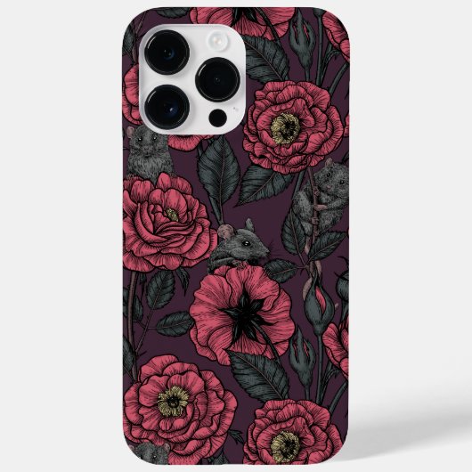 ネズミパーティー Case-Mate iPhoneケース (裏面)