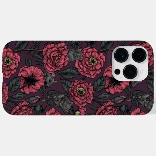 ネズミパーティー Case-Mate iPhoneケース (裏面 (横))