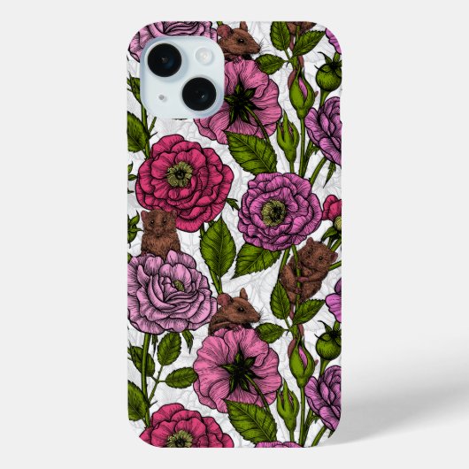 ネズミパーティー Case-Mate iPhoneケース (裏面)