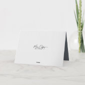 ネズミピアリングスルーグラス誕生日 カード (裏面)