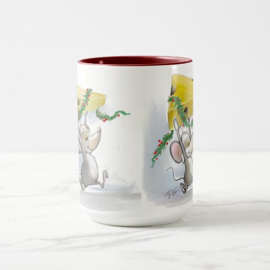 ネズミメリーズマイク&Macマグ マグカップ (中央)