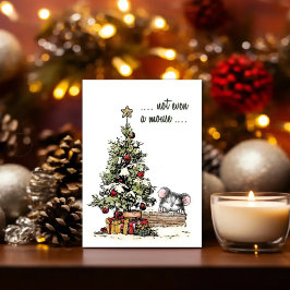 「…ネズミ一匹いませんでした」クリスマスカード ネズミ カード
