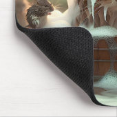 ネズミ与えのAバス マウスパッド (コーナー)