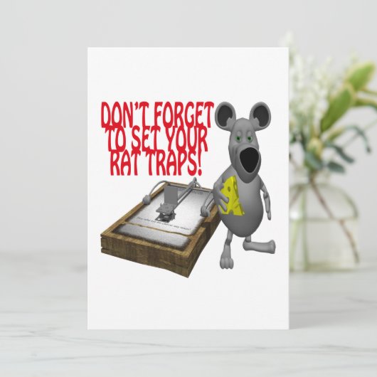 ネズミ捕り 招待状 (スタンド正面)