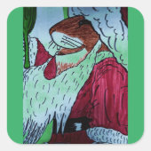 ネズミ準備しろクリスマス! スクエアシール (正面)