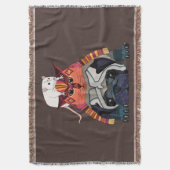 ネズミ猫のパチョコ スローブランケット (正面縦)