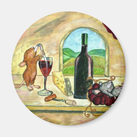 ネズミ磁石 マグネット (正面)