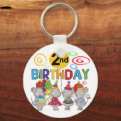 ネズミ第2回誕生日Tシャツとギフト キーホルダー (正面)