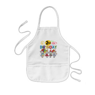 ネズミ第2回誕生日Tシャツとギフト 子供用エプロン