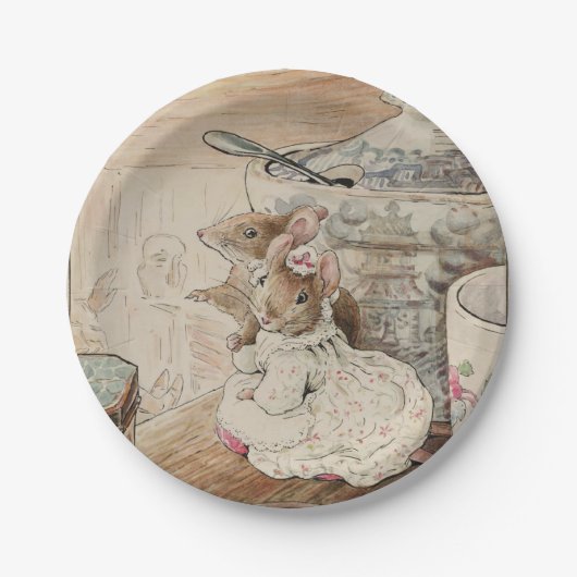 ネズミ紙プレート ペーパープレート (正面)